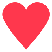 Émoji ♥️ Cœur Cartes sur JoyPixels 1.0.