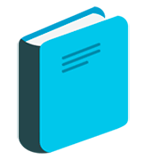 Emoji 📘 Libro Blu su JoyPixels 1.0.