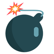 Emoji 💣 Bomba su JoyPixels 1.0.