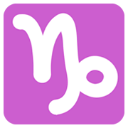 ♑ Emoji Capricornio en JoyPixels 1.0.