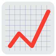 Emoji 📈 Grafico Con Andamento Positivo su JoyPixels 1.0.