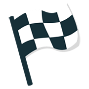 Emoji 🏁 Bandiera A Scacchi su JoyPixels 1.0.