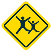 Emoji 🚸 Attraversamento Bambini su JoyPixels 1.0.