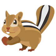 🐿️ Emoji Streifenhörnchen JoyPixels 1.0.