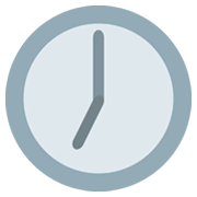 Emoji 🕖 Ore Sette su JoyPixels 1.0.