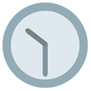 Emoji 🕥 Ore Dieci E Mezza su JoyPixels 1.0.