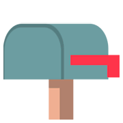 📪 Emoji Buzón Cerrado Con La Bandera Bajada en JoyPixels 1.0.