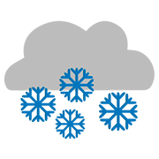 🌨️ Emoji Nuvem Com Neve na JoyPixels 1.0.
