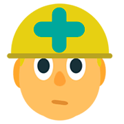 👷 Emoji Obrero en JoyPixels 1.0.