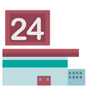 🏪 Emoji Tienda 24 Horas en JoyPixels 1.0.