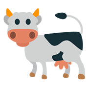 Émoji 🐄 Vache sur JoyPixels 1.0.