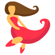 Émoji 💃 Danseuse sur JoyPixels 1.0.