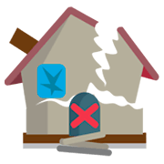 Émoji 🏚️ Maison Abandonnée sur JoyPixels 1.0.