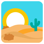 🏜️ Emoji Desierto en JoyPixels 1.0.