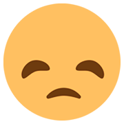 😞 Emoji Cara Decepcionada en JoyPixels 1.0.