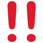 Emoji ‼️ Doppio Punto Esclamativo su JoyPixels 1.0.