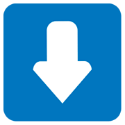 Emoji ⬇️ Freccia Rivolta Verso Il Basso su JoyPixels 1.0.