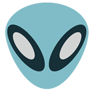 Émoji 👽 Alien sur JoyPixels 1.0.