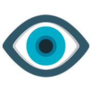 Emoji 👁️ Occhio su JoyPixels 1.0.