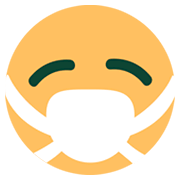 😷 Emoji Rosto Com Máscara Médica na JoyPixels 1.0.