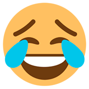 😂 Emoji Cara Llorando De Risa en JoyPixels 1.0.