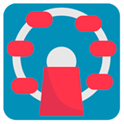 Emoji 🎡 Ruota Panoramica su JoyPixels 1.0.