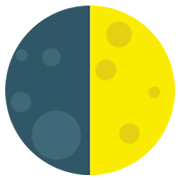 🌓 Emoji Luna En Cuarto Creciente en JoyPixels 1.0.