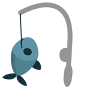 Emoji 🎣 Canna Da Pesca su JoyPixels 1.0.