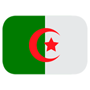 🇩🇿 Emoji Bandera: Argelia en JoyPixels 1.0.