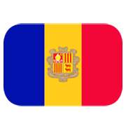 🇦🇩 Emoji Flagge: Andorra JoyPixels 1.0.