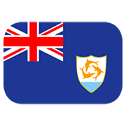 🇦🇮 Emoji Bandeira: Anguila na JoyPixels 1.0.