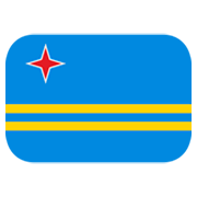 🇦🇼 Emoji Bandeira: Aruba na JoyPixels 1.0.