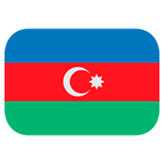 🇦🇿 Emoji Bandera: Azerbaiyán en JoyPixels 1.0.