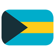 Emoji 🇧🇸 Bandiera: Bahamas su JoyPixels 1.0.