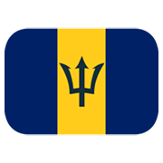 🇧🇧 Emoji Bandera: Barbados en JoyPixels 1.0.
