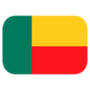 🇧🇯 Emoji Bandera: Benín en JoyPixels 1.0.