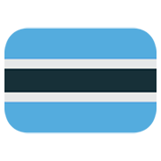🇧🇼 Emoji Bandera: Botsuana en JoyPixels 1.0.