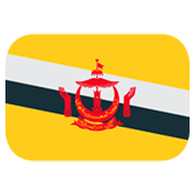 🇧🇳 Emoji Bandera: Brunéi en JoyPixels 1.0.