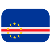 🇨🇻 Emoji Bandera: Cabo Verde en JoyPixels 1.0.