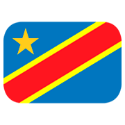 🇨🇩 Emoji Bandeira: Congo-Kinshasa na JoyPixels 1.0.