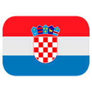 Emoji 🇭🇷 Bandiera: Croazia su JoyPixels 1.0.