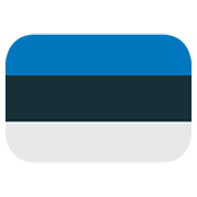 Emoji 🇪🇪 Bandiera: Estonia su JoyPixels 1.0.