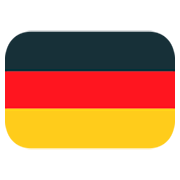 🇩🇪 Emoji Bandera: Alemania en JoyPixels 1.0.
