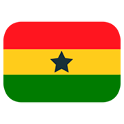 🇬🇭 Emoji Flagge: Ghana JoyPixels 1.0.