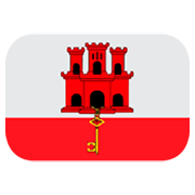 Émoji 🇬🇮 Drapeau : Gibraltar sur JoyPixels 1.0.