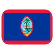 🇬🇺 Emoji Bandera: Guam en JoyPixels 1.0.