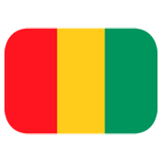 Emoji 🇬🇳 Bandiera: Guinea su JoyPixels 1.0.