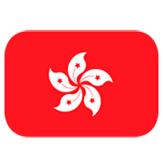 Emoji 🇭🇰 Bandiera: RAS Di Hong Kong su JoyPixels 1.0.