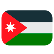 🇯🇴 Emoji Bandera: Jordania en JoyPixels 1.0.
