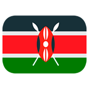 🇰🇪 Emoji Bandera: Kenia en JoyPixels 1.0.